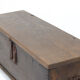 Rustic 18th Century Farmhouse Antique Primitive Six Plank Spanish Chest
