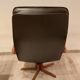 Fauteuil pivotant avec repose-pieds, Berg Forniture, Danemark, années 1970