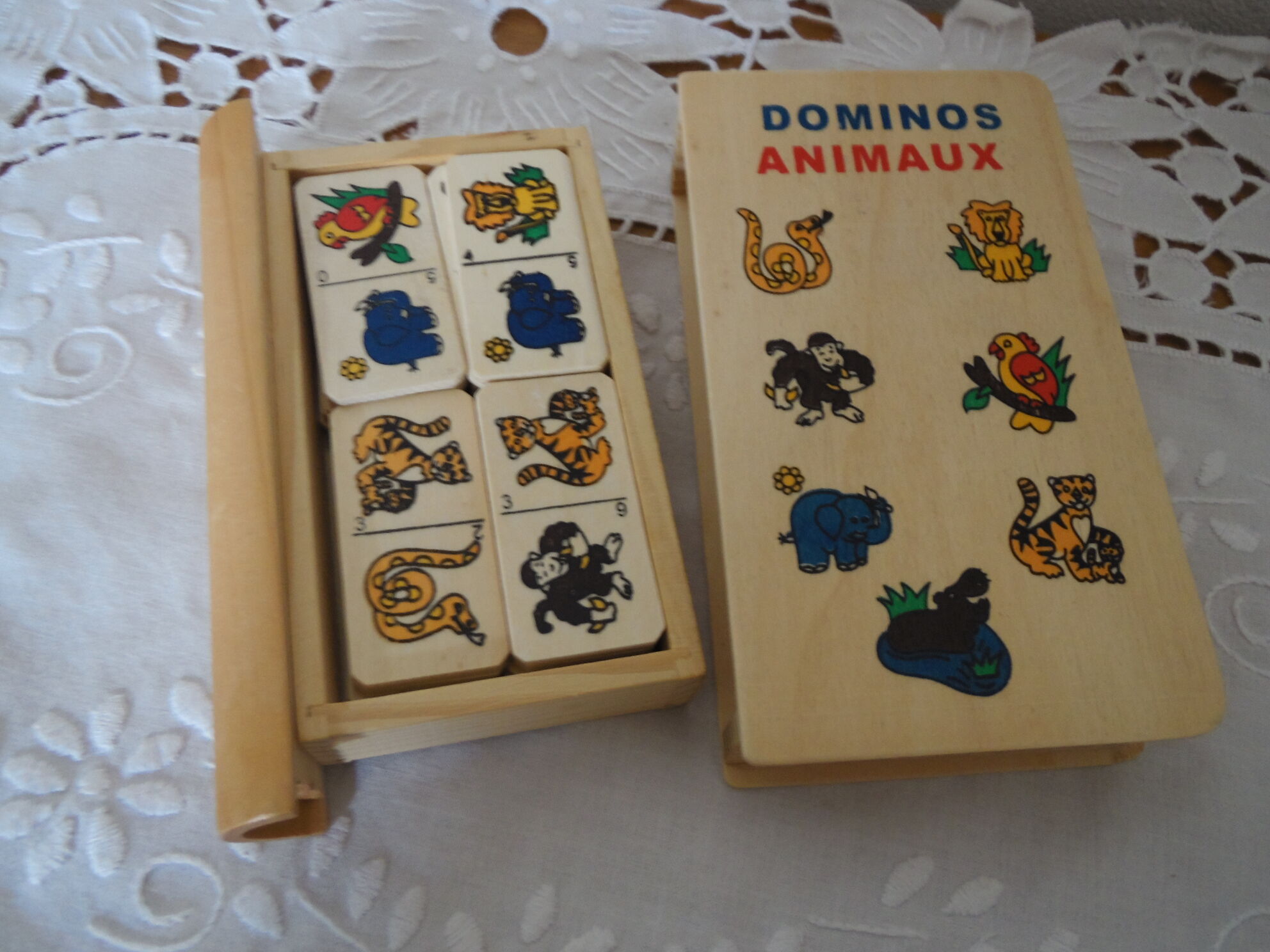 Domino animaux vintage 90's
