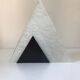 Metal lamp and triangular glass design 60 years