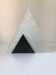 Metal lamp and triangular glass design 60 years