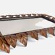 Spanish Mid-Century Wrought Iron Mirror with Foliage Frame, Circa 1950s