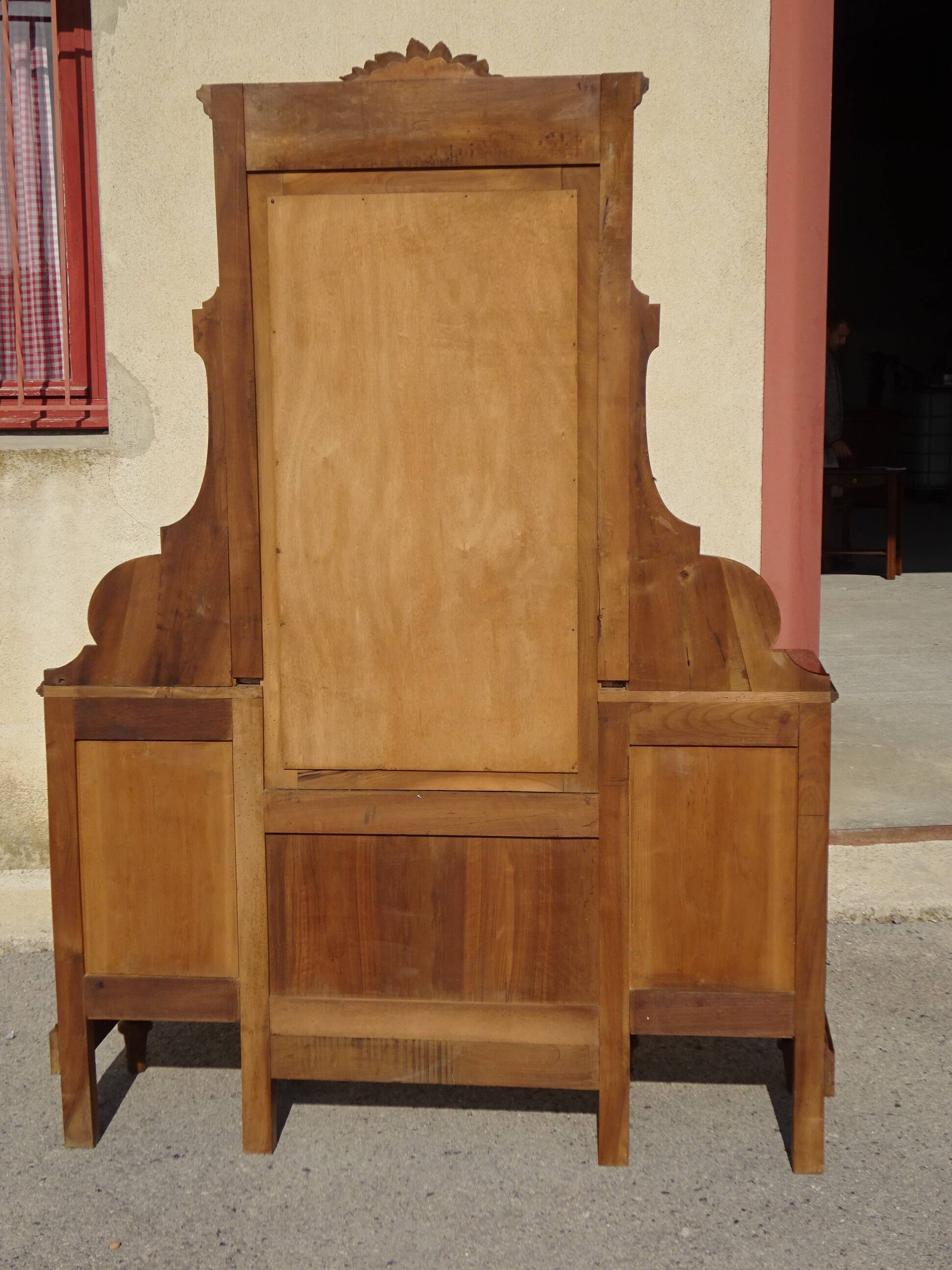 Coiffeuse avec rangements style Louis XVI