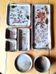 Set of stoneware dishes by Chantal and Thierry Robert