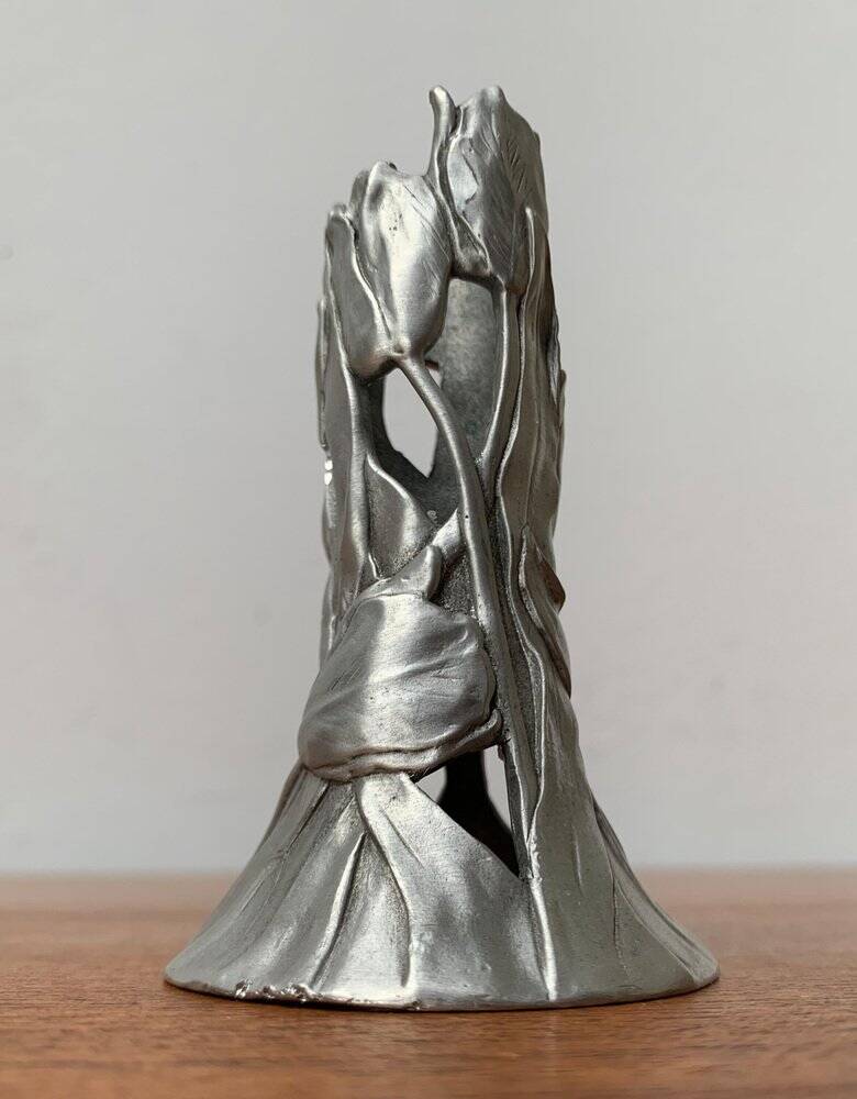 Vintage Ornamental Candle Holder by Seagull Pewter, Canada, 1990s