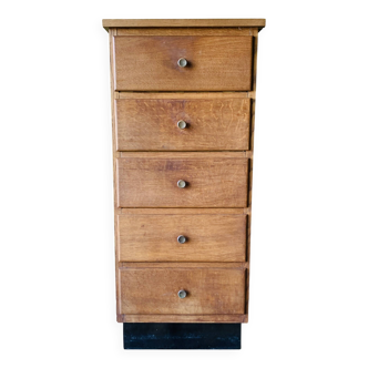 Chest of drawers with 5 flaps