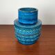Mid-century Italian pottery vase from the Rimini Blu studio by Aldo Londi for Bitossi, 1960s.