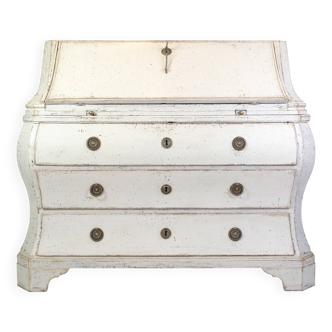 Commode peint en gris gustavien des années 1790