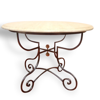 Wrought iron table