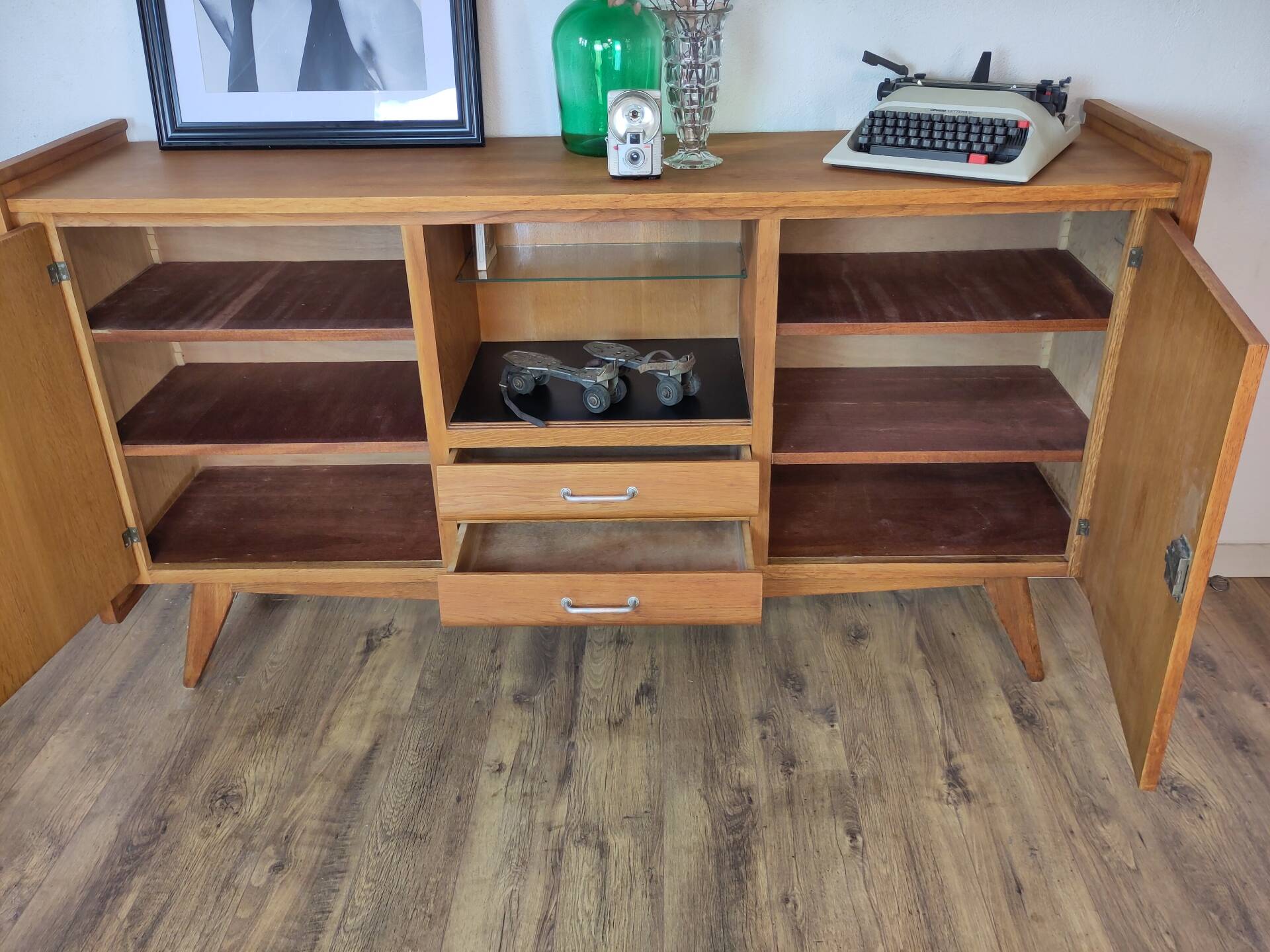 Vintage oak sideboard