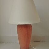 Large terracotta lamp