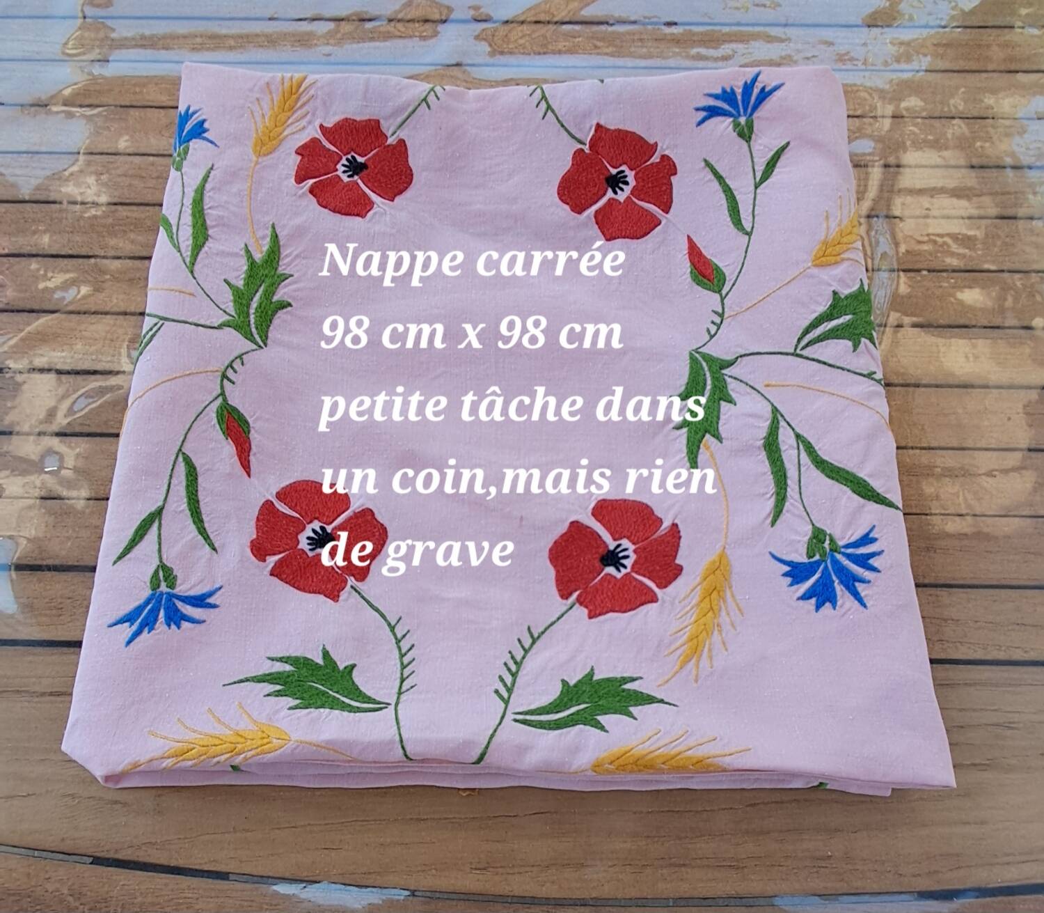 Square tablecloth