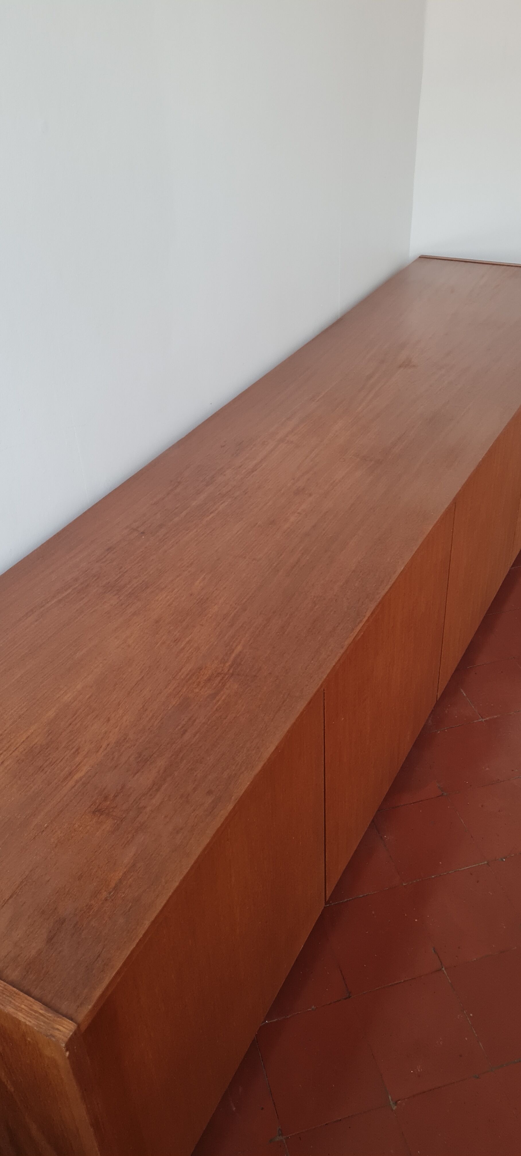 Scandinavian teak row