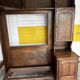Solid wood bookshelf - French work from the 1950s