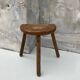 Brutalist tripod stool