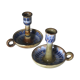 Pair of ceramic candle holders 1960 Roland Moreau
