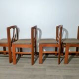 4 vintage wooden chairs