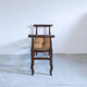Banc en paille