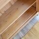 Renovated 2-door old wooden sideboard