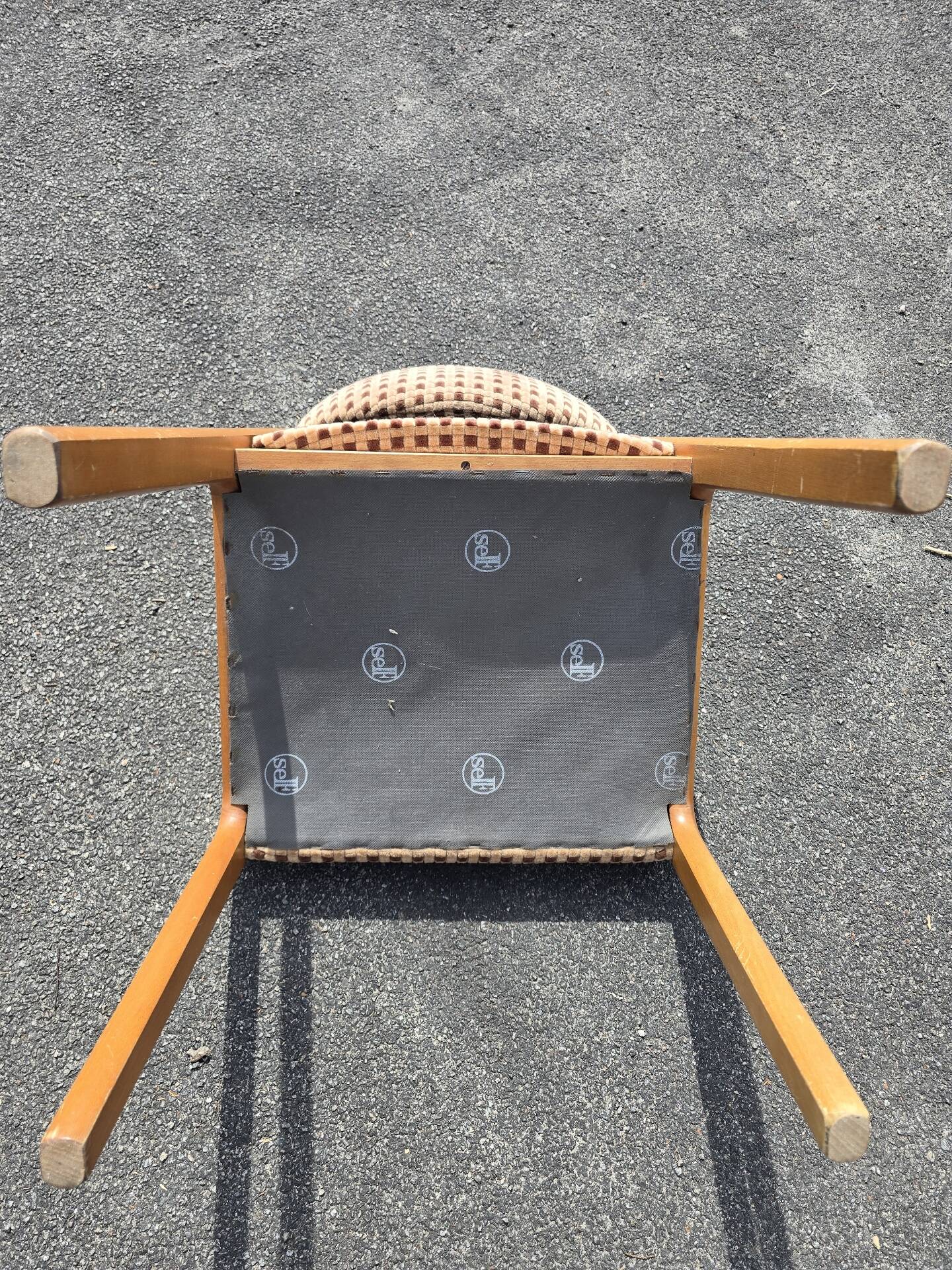 Lot de 6 chaises Self en bois – années 80/90