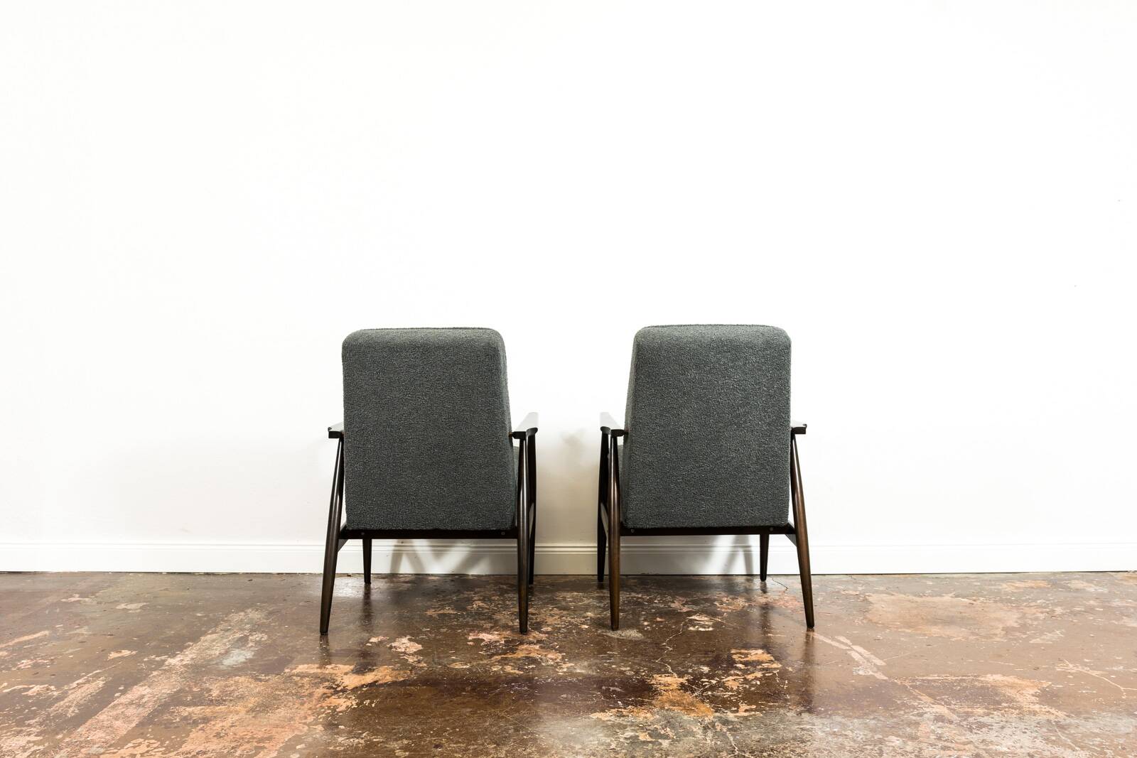 Vintage Armchairs Designed By H. Lis, Poland, 1960's, Set Of 2