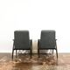 Vintage Armchairs Designed By H. Lis, Poland, 1960's, Set Of 2