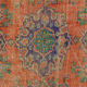Anatolian handmade vintage rug 221 cm x 157 cm