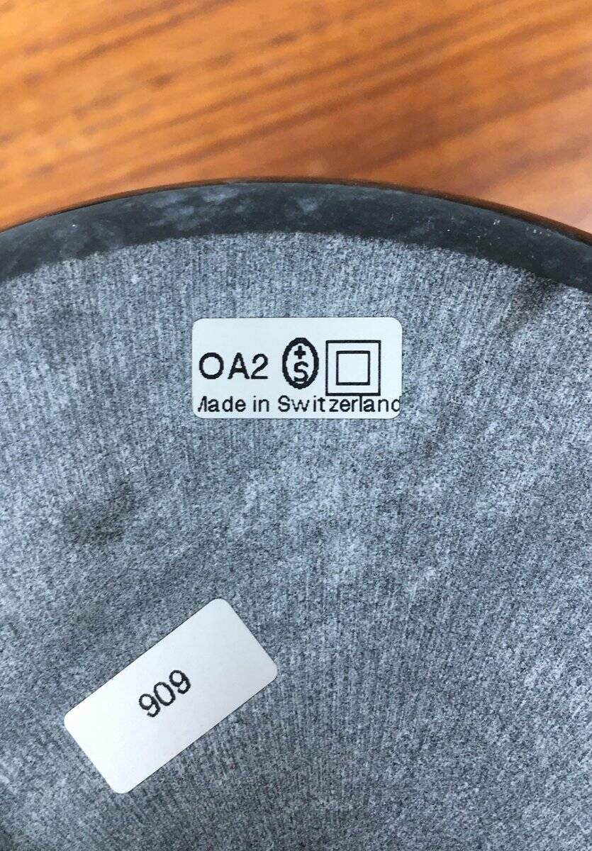 Vintage Swiss marble and glass table lamps by Optelma, set of 2.