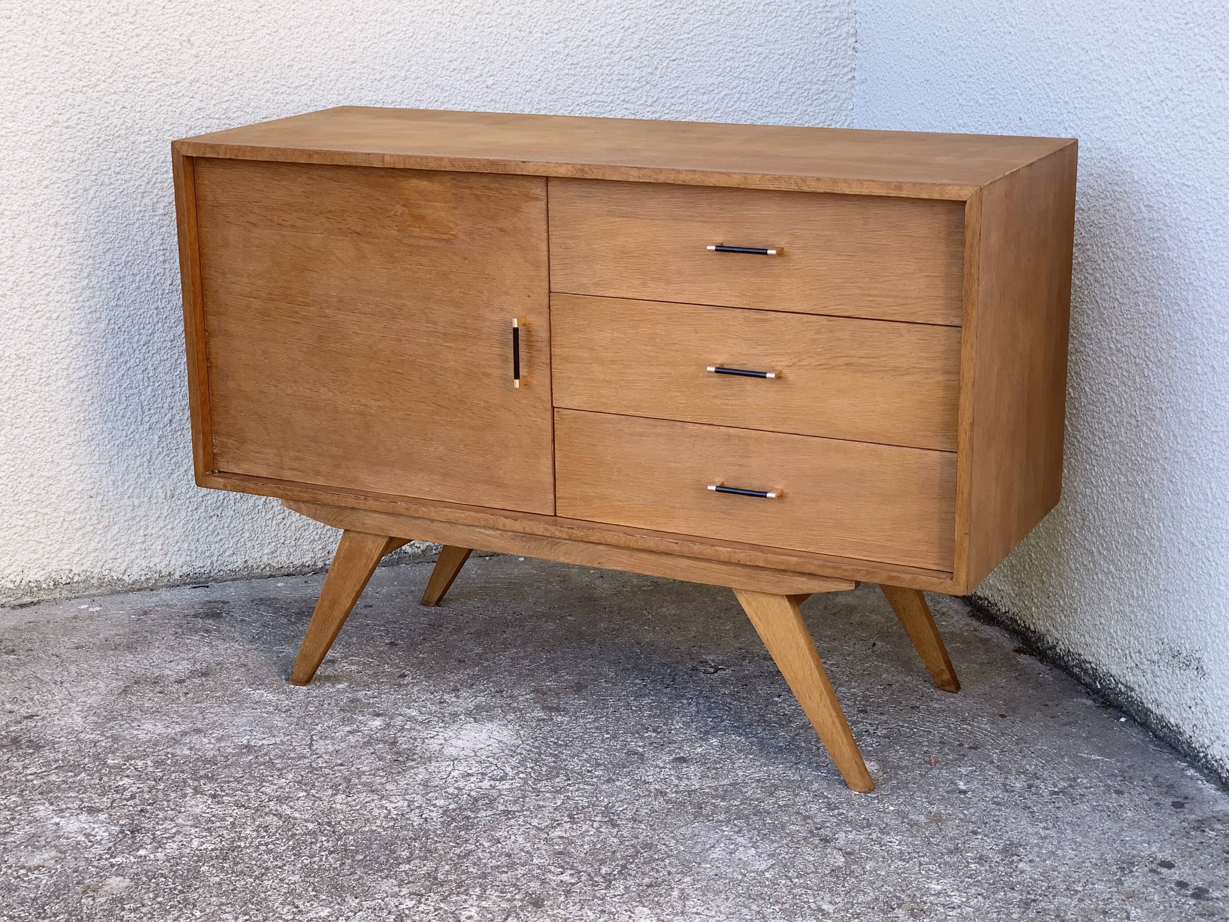 Vintage buffet compass feet 1950