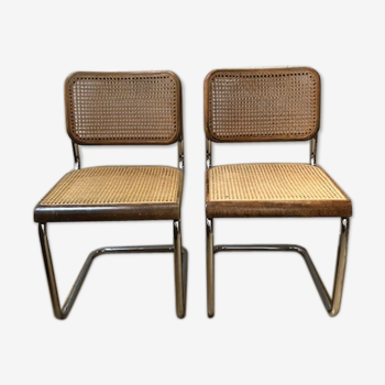 Pair of can chairs