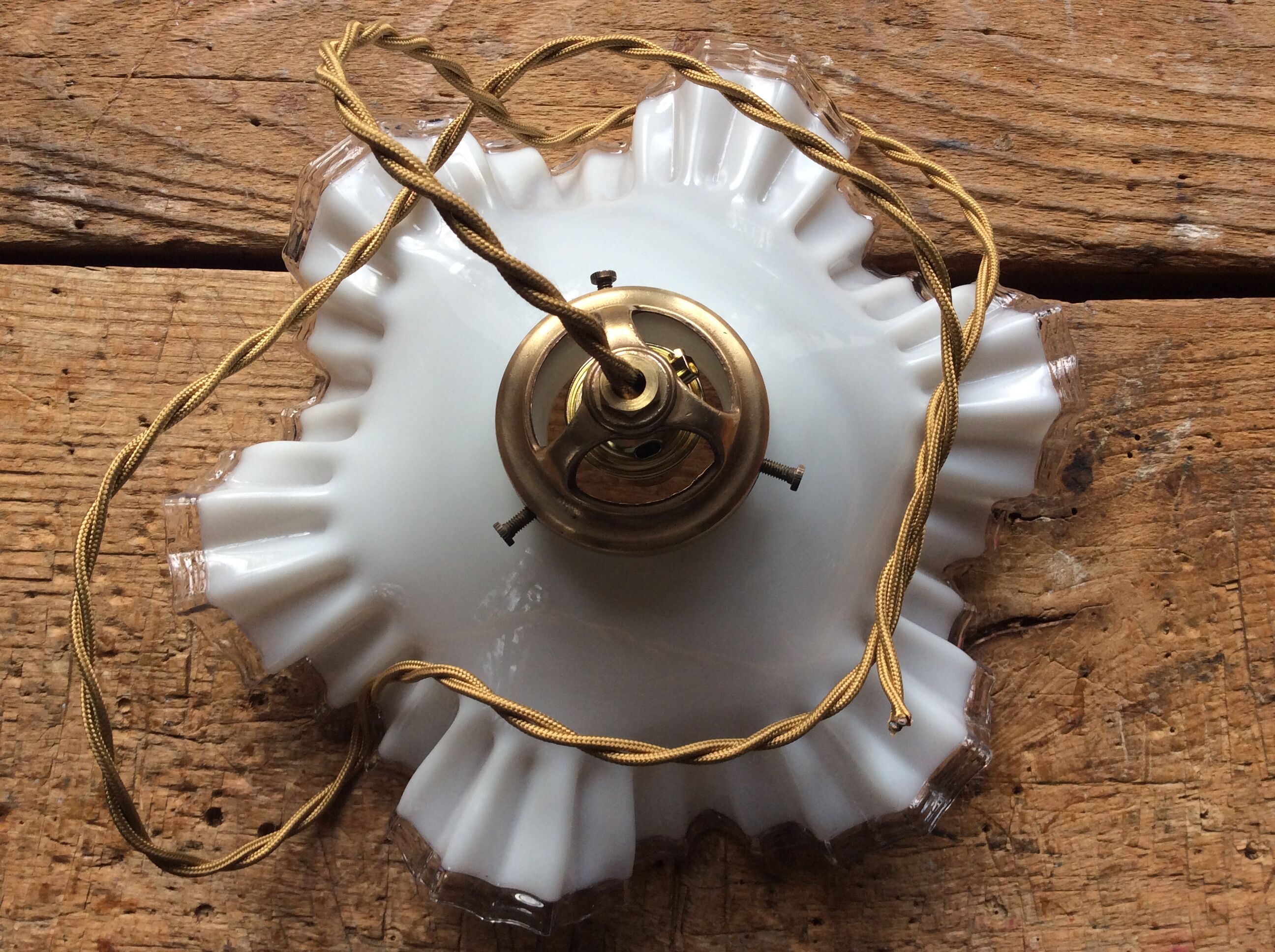 Hanging in opaline vintage