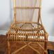 Bureau Louis Sognot et sa chaise en rotin