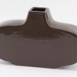 Vase céramique marron