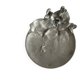 Art Nouveau ashtray in pewter signed L. Kann, foundry Siot-Decauville