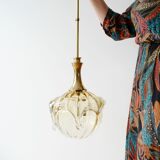 Glass Doria lamp, Germany 1970s