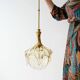 Glass Doria lamp, Germany 1970s