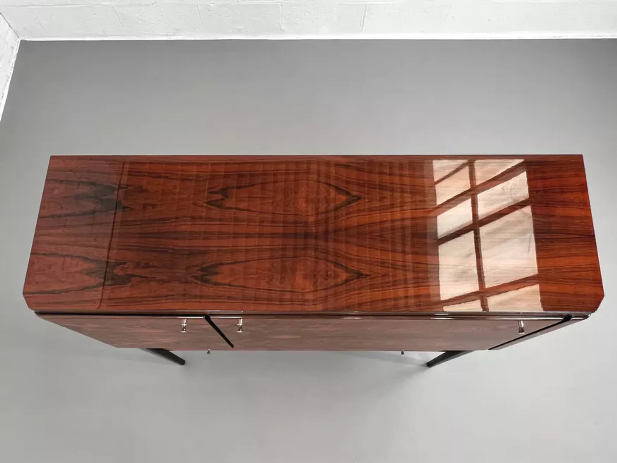 Rosewood bar cabinet from the 50s and 60s