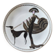 Assiette art deco house of erte edition limitee