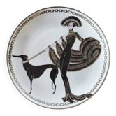 Art deco plate house of erte limited edition