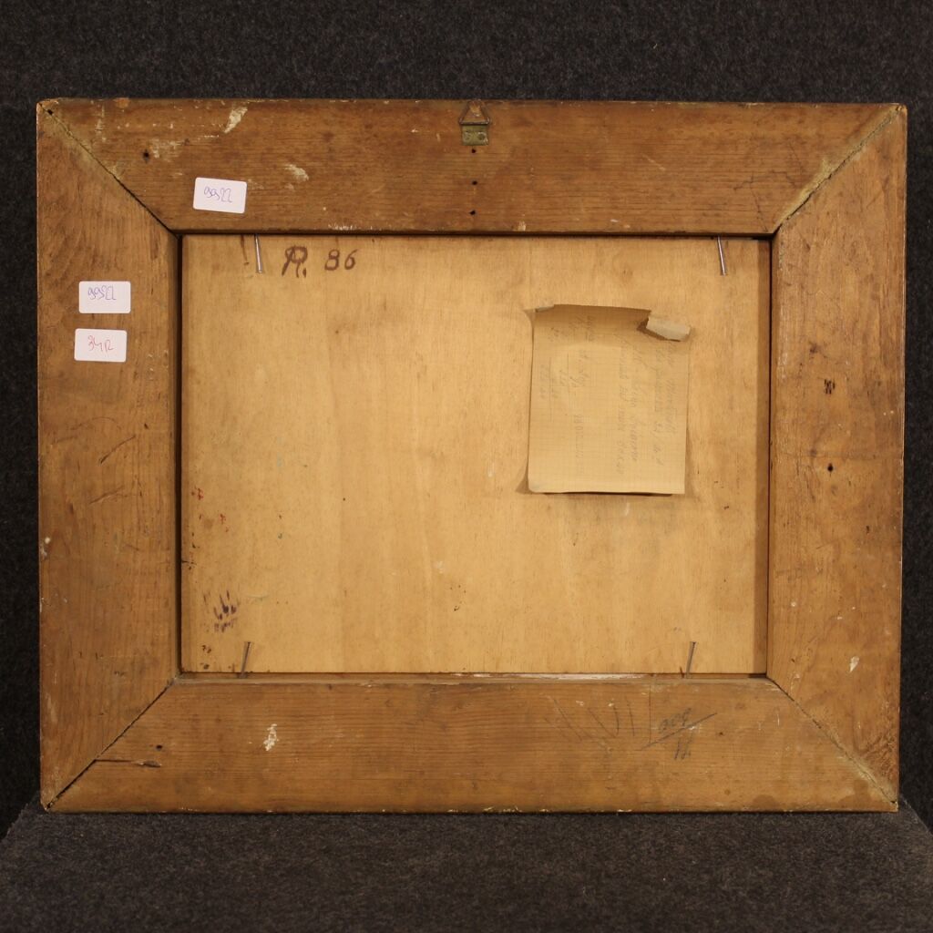 Italian painting signed seascape