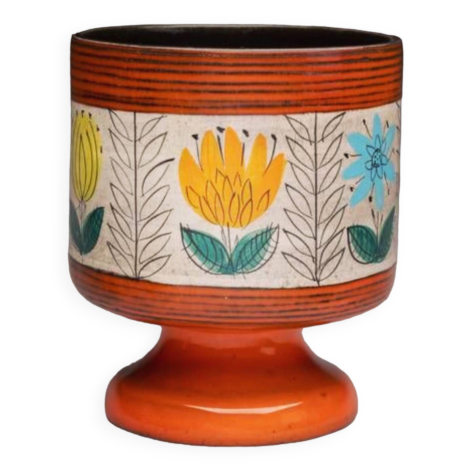 Vase or pot on pedestal