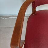 Red bridge chair