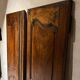 Set of 2 19th century walnut cabinet doors