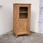 Parisian cabinet glazed raw wood nymphs and carved art nouveau decorations