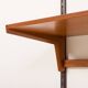 Kai Kristiansen home office shelving unit in teak for FM Mobler, 1960s