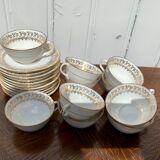 Set of coffee cups dough and enamels from Limoges