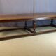 Table de salle à manger en chêne, XIXème siècle