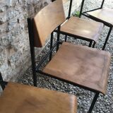 Set of 4 vintage chairs Hiller 1980's