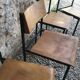 Lot de 4 chaises vintage Hiller 1980’s