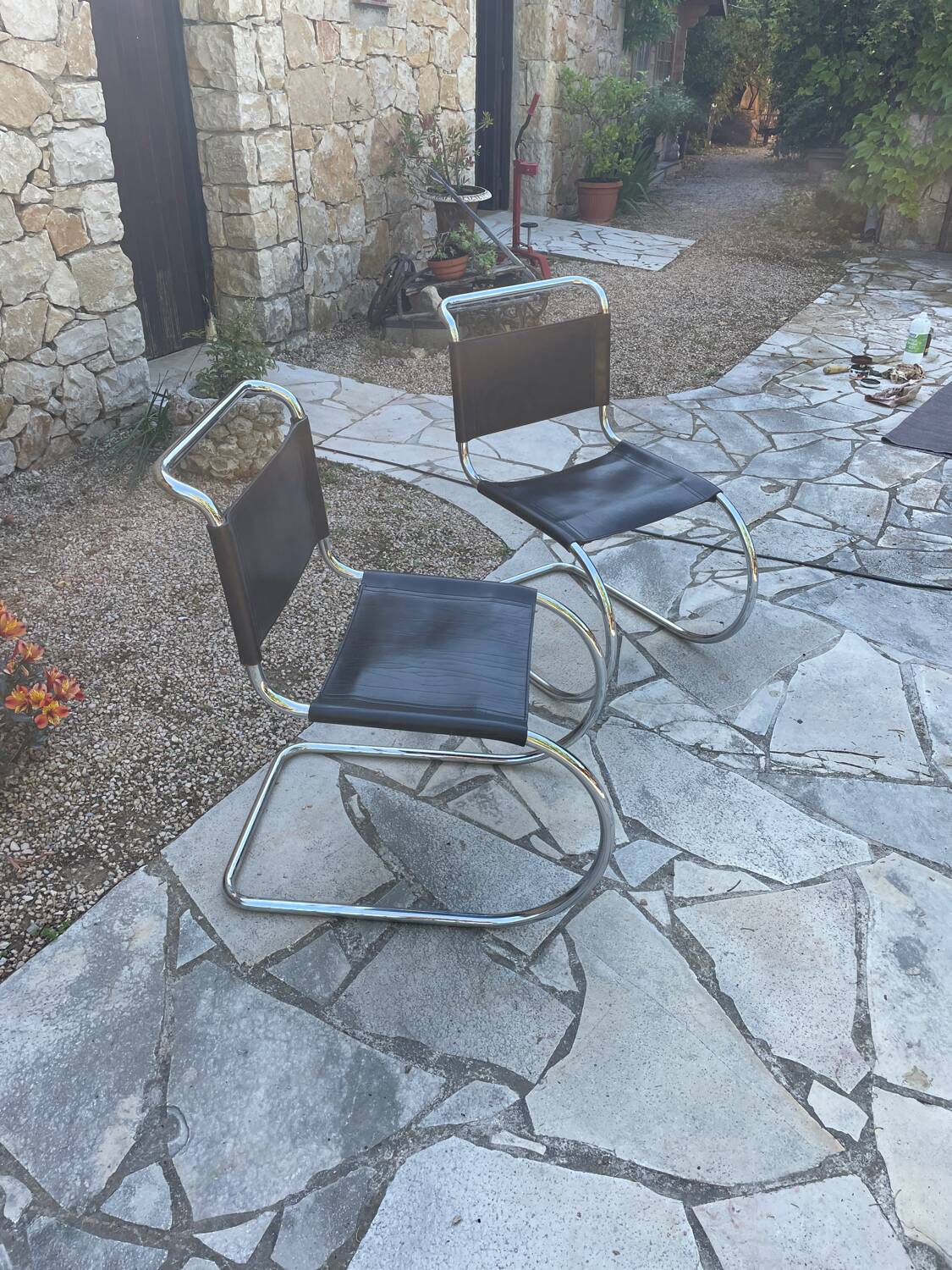Chaises Mies Van Der Rohe Édition Année 80